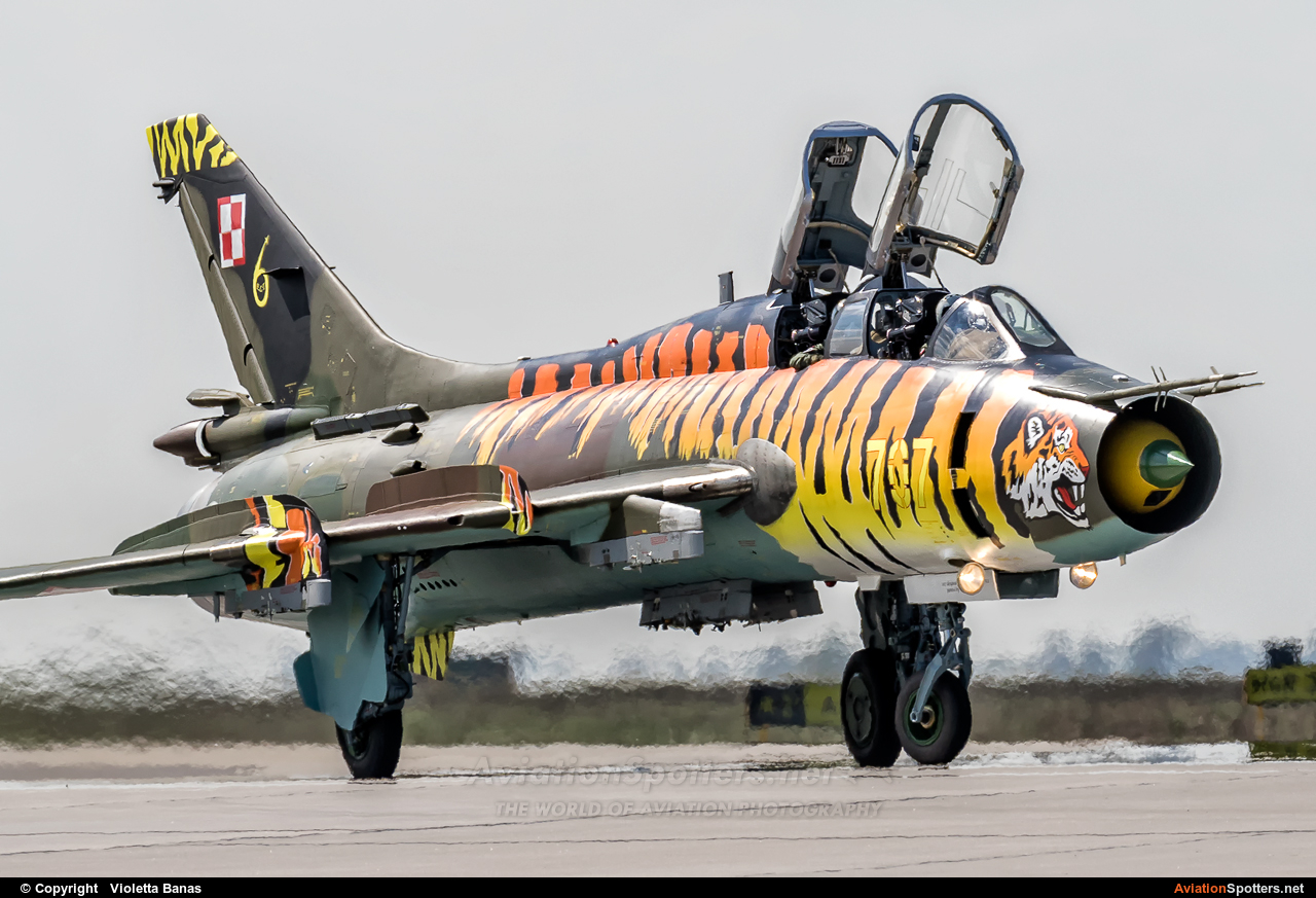 Poland - Air Force  -  Su-22UM-3K  (707) By Violetta Banas (akant)