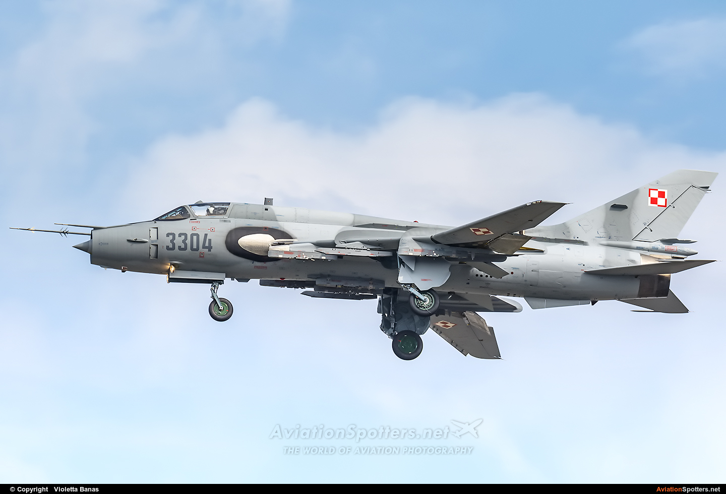 Poland - Air Force  -  Su-22M-4  (3304) By Violetta Banas (akant)