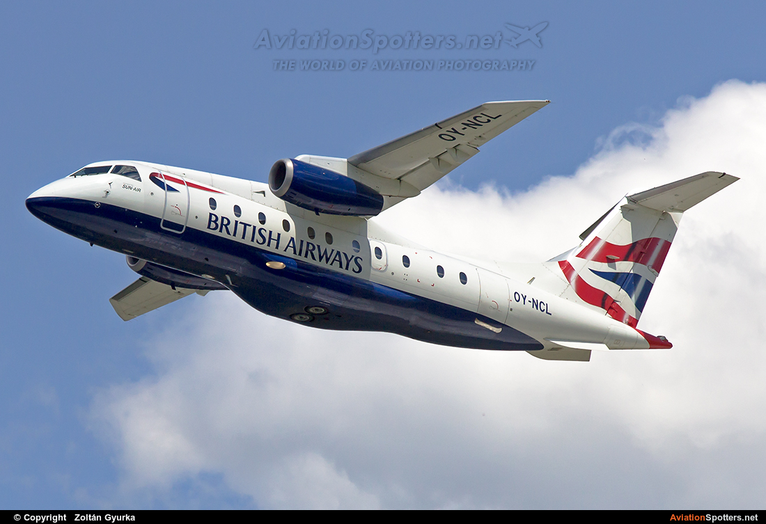 British Airways (Sun Air)  -  328-310 328JET  (OY-NCL) By Zoltán Gyurka (Zoltan97)