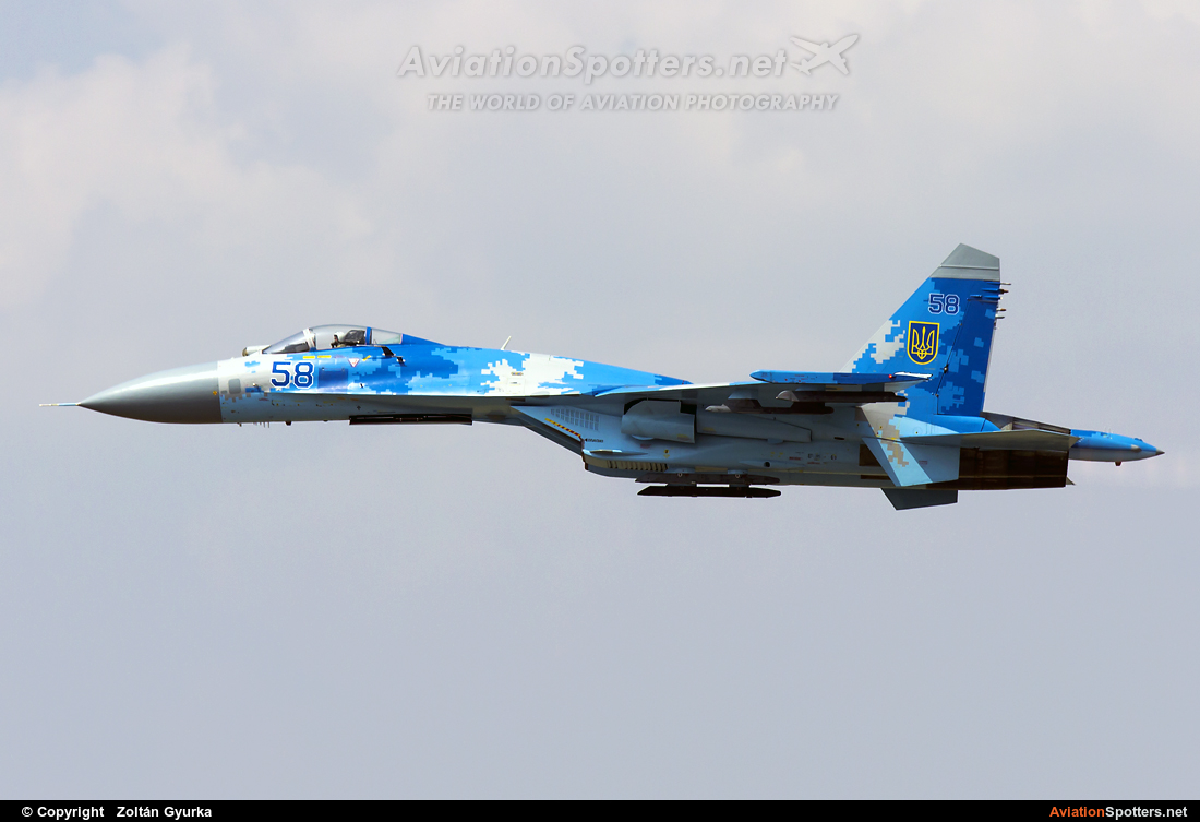 Ukraine - Air Force  -  Su-27P  (58) By Zoltán Gyurka (Zoltan97)