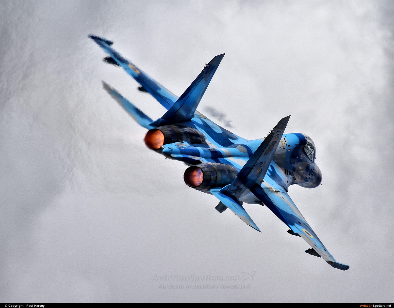 Ukraine - Air Force  -  Su-27UB  (69 BLUE) By Paul Harvey (Paultojo)