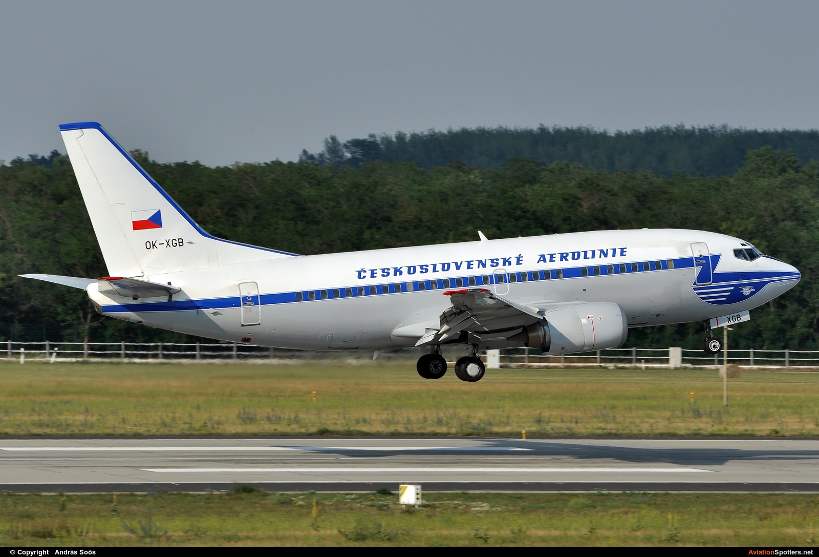 CSA - Czech Airlines  -  737-500  (OK-XGB) By András Soós (sas1965)