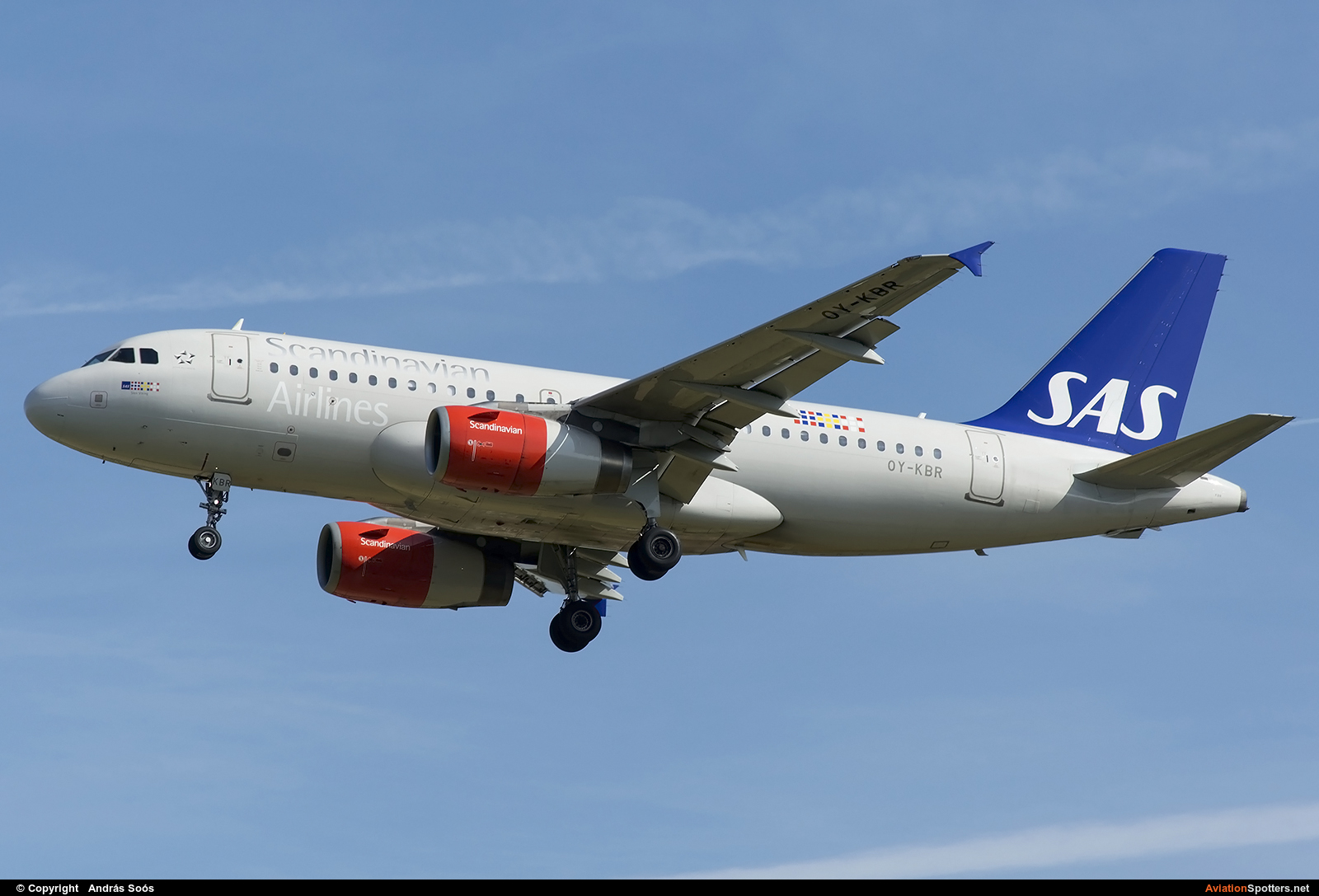 SAS - Scandinavian Airlines  -  A319  (OY-KBR) By András Soós (sas1965)