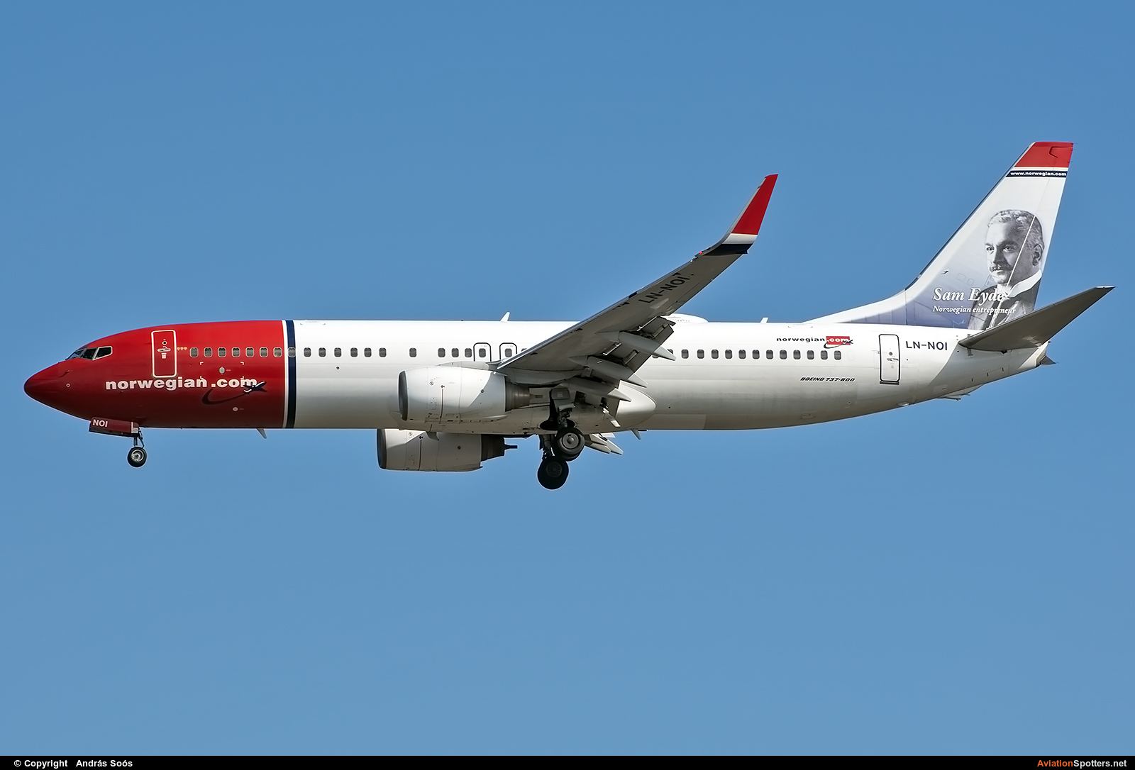 Norwegian Air Shuttle  -  737-800  (LN-NOI) By András Soós (sas1965)