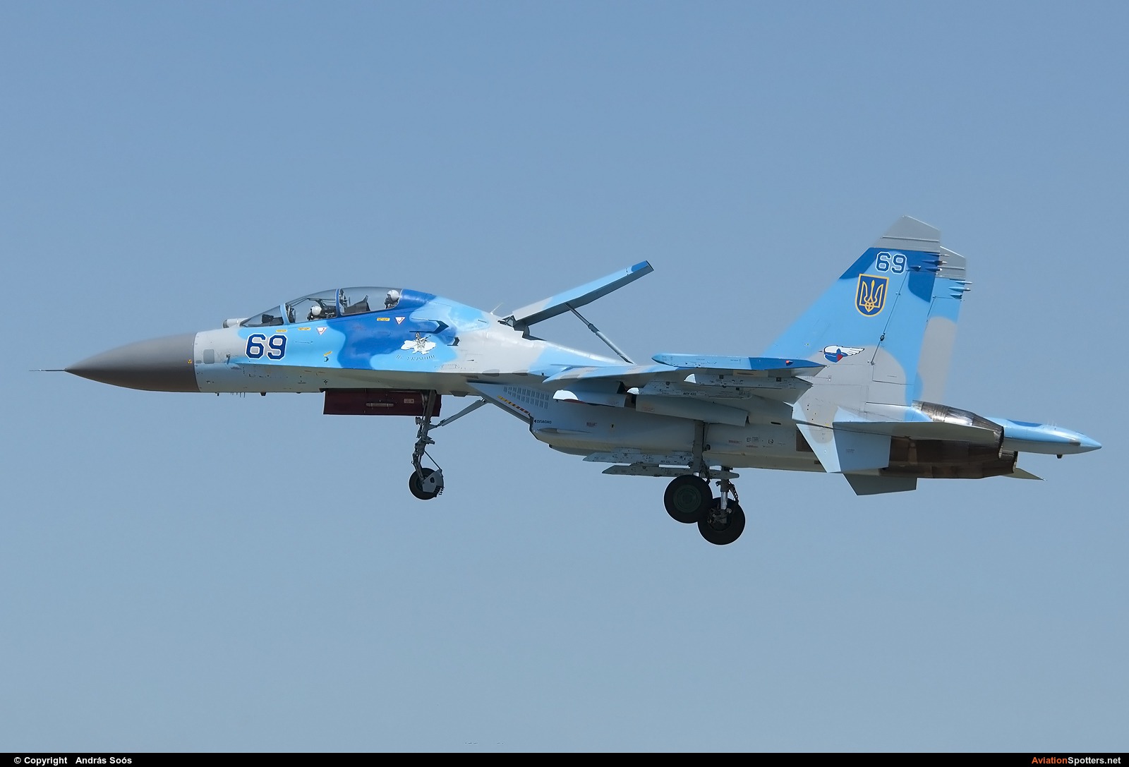 Ukraine - Air Force  -  Su-27UB  (69) By András Soós (sas1965)