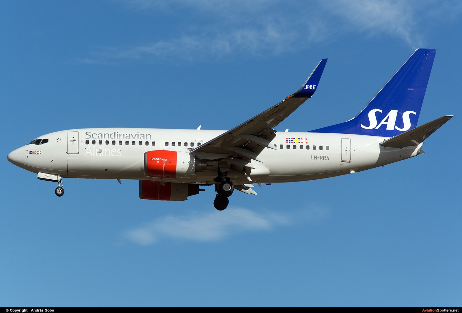 SAS - Scandinavian Airlines  -  737-800  (LN-RRA) By András Soós (sas1965)
