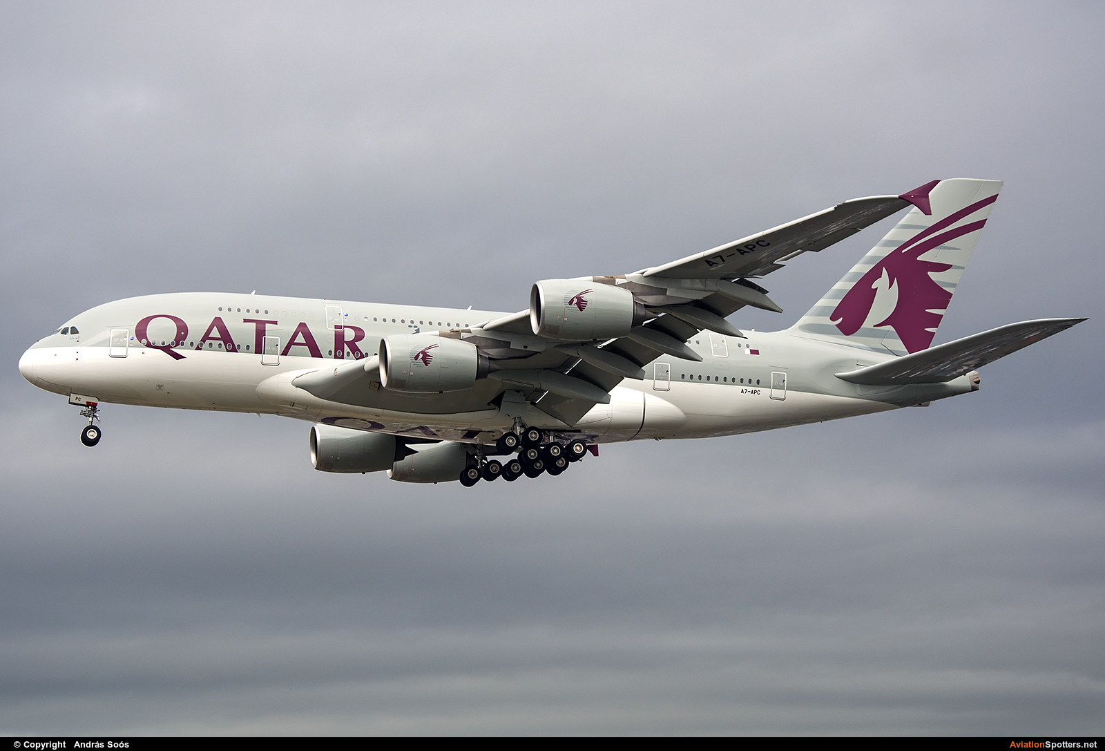 Qatar Airways  -  A380-861  (A7- APC) By András Soós (sas1965)