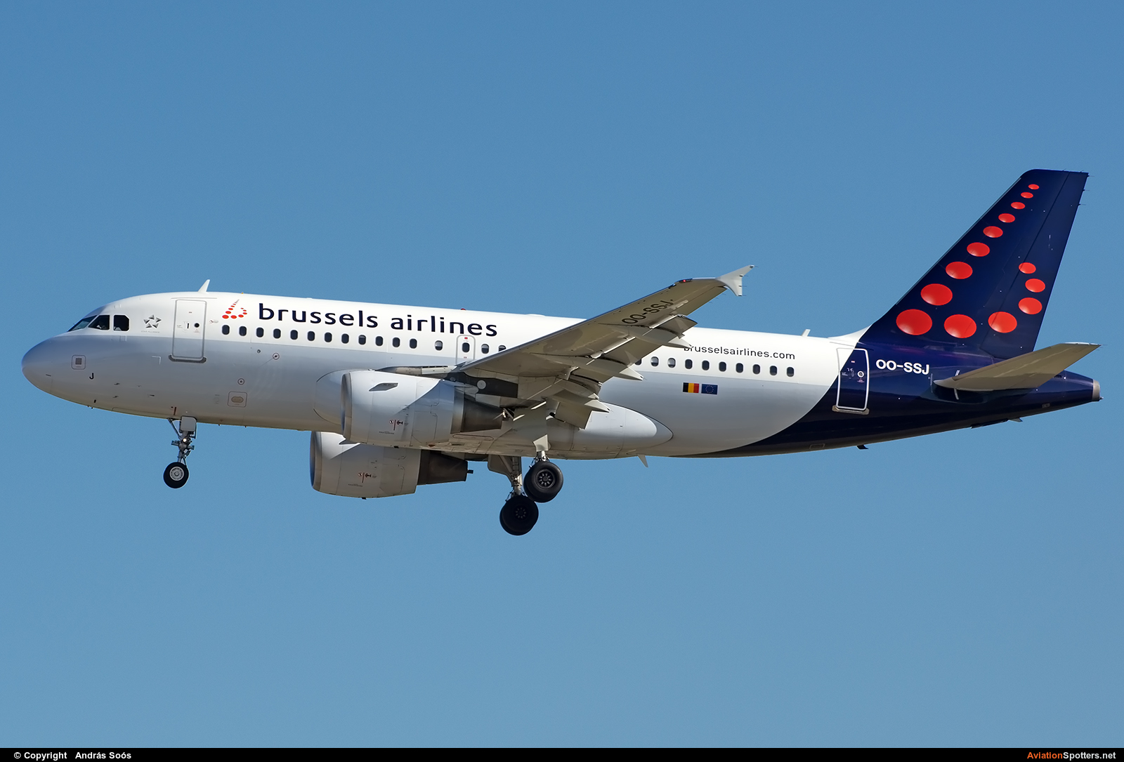 Brussels Airlines  -  A319-111  (OO-SSJ) By András Soós (sas1965)