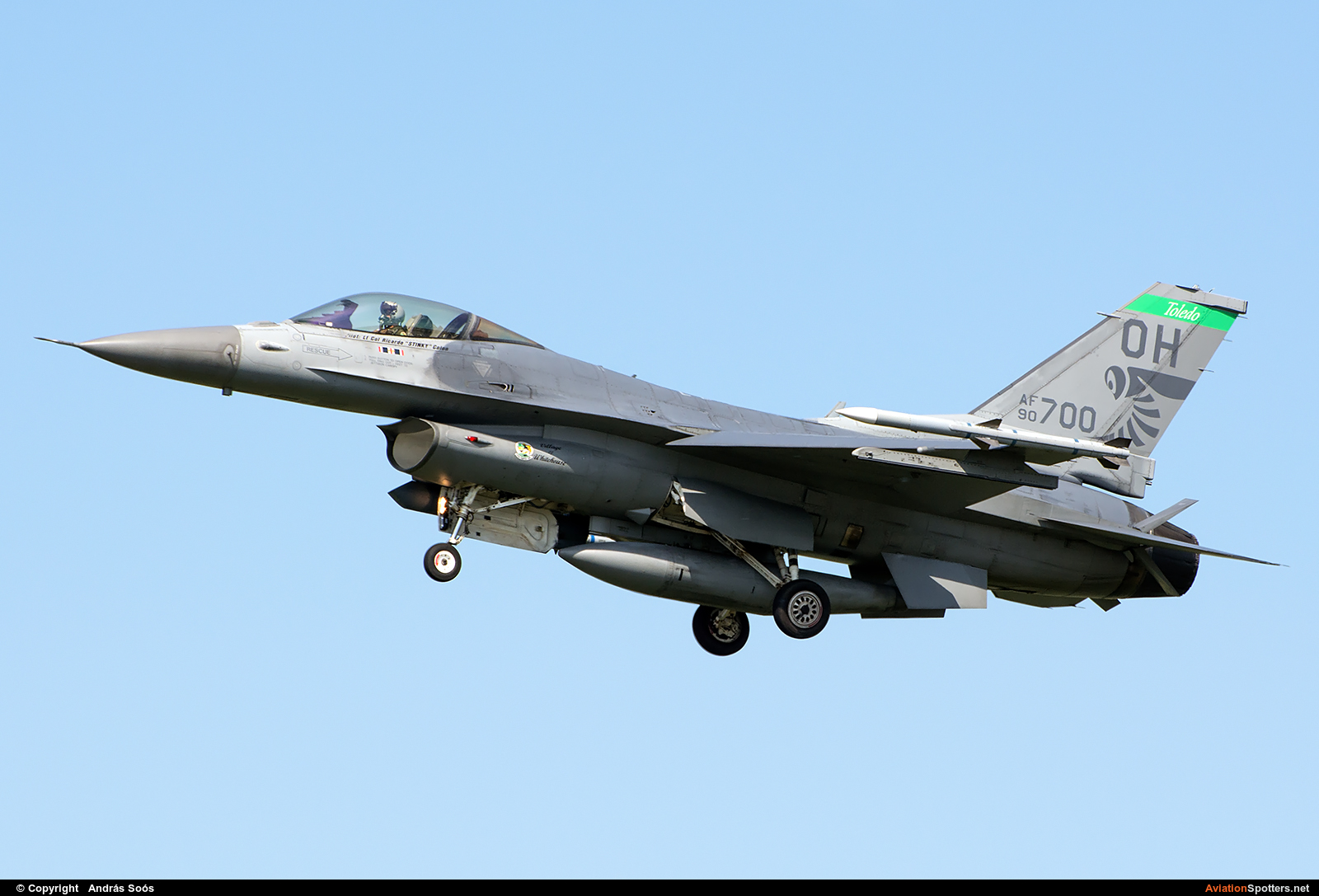USA - Air Force  -  F-16C Fighting Falcon  (90-0700) By András Soós (sas1965)