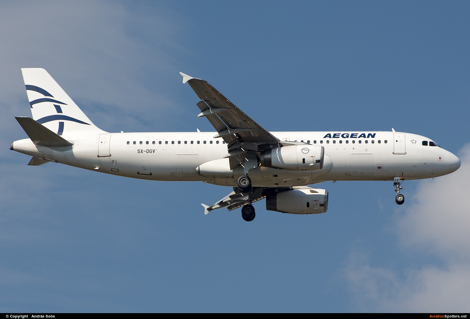 Aegean Airlines  -  A320-232  (SX-DGV) By András Soós (sas1965)