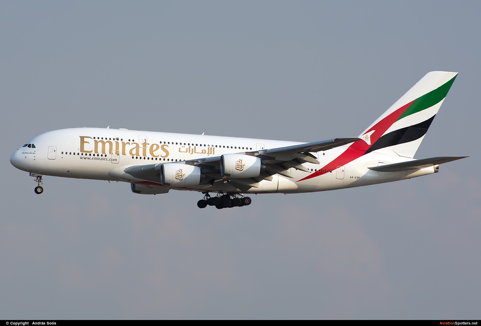 Emirates Airlines  -  A380-861  (A6-EDF) By András Soós (sas1965)