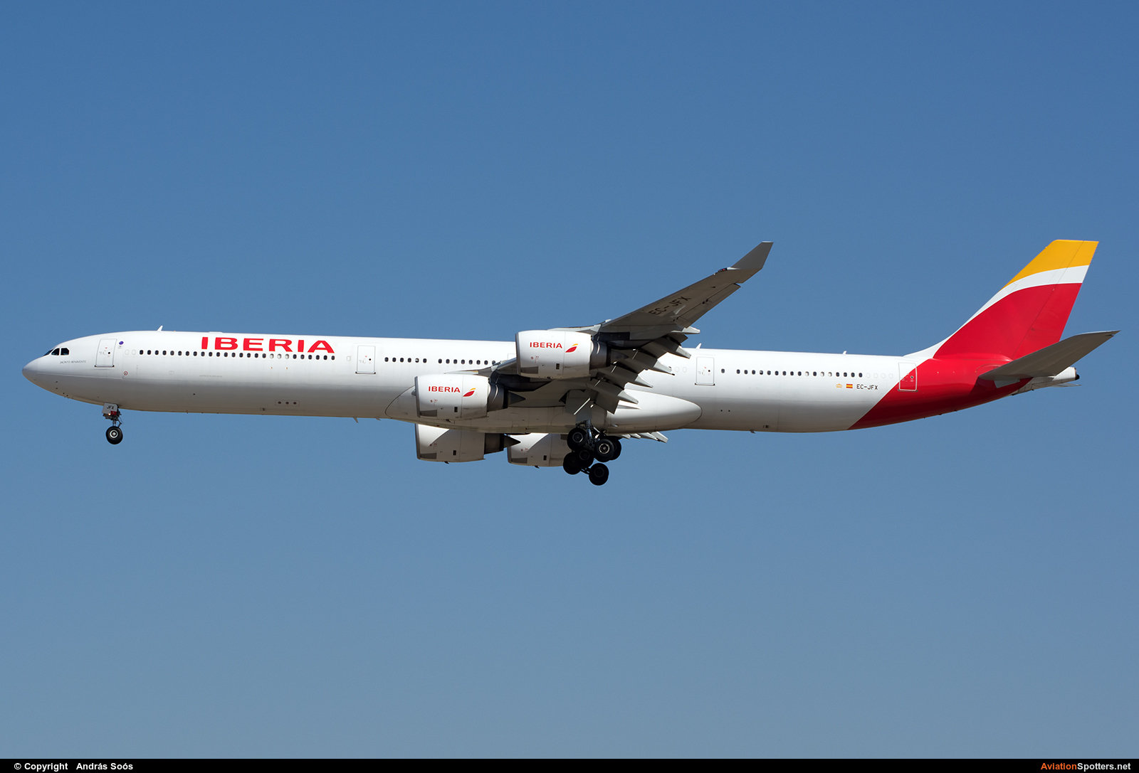 Iberia  -  A340-600  (EC-JFX) By András Soós (sas1965)