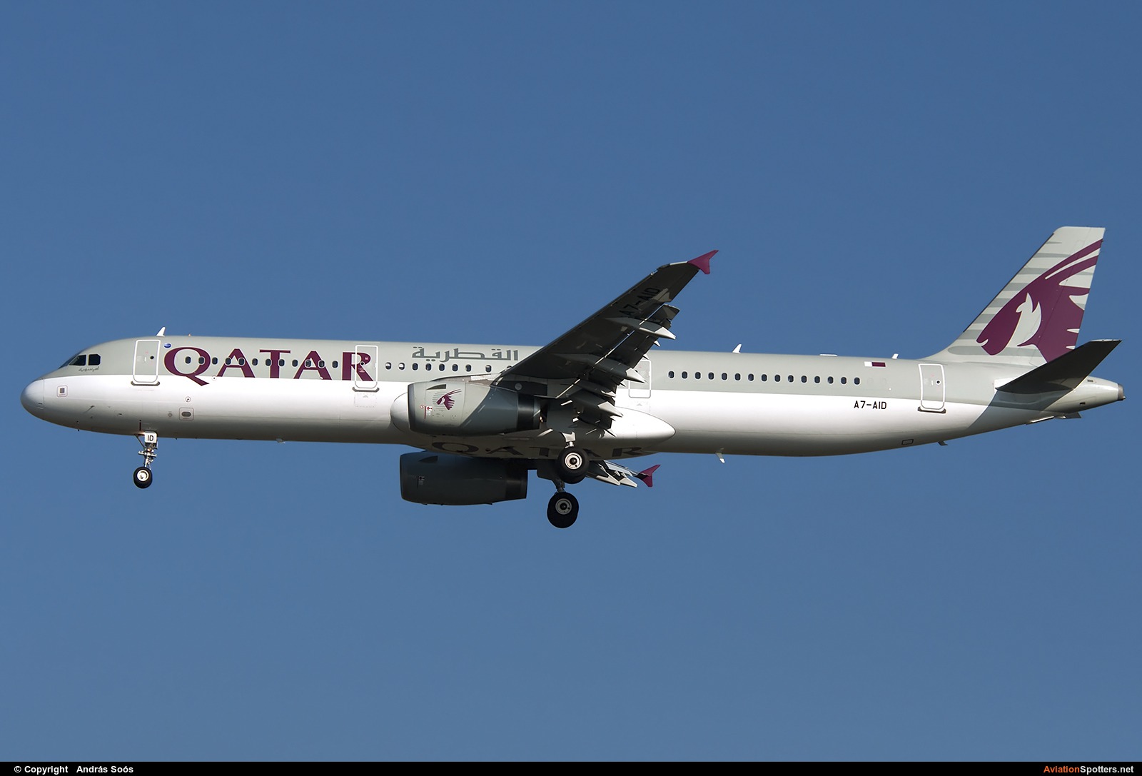 Qatar Airways  -  A321-231  (A7-AID) By András Soós (sas1965)