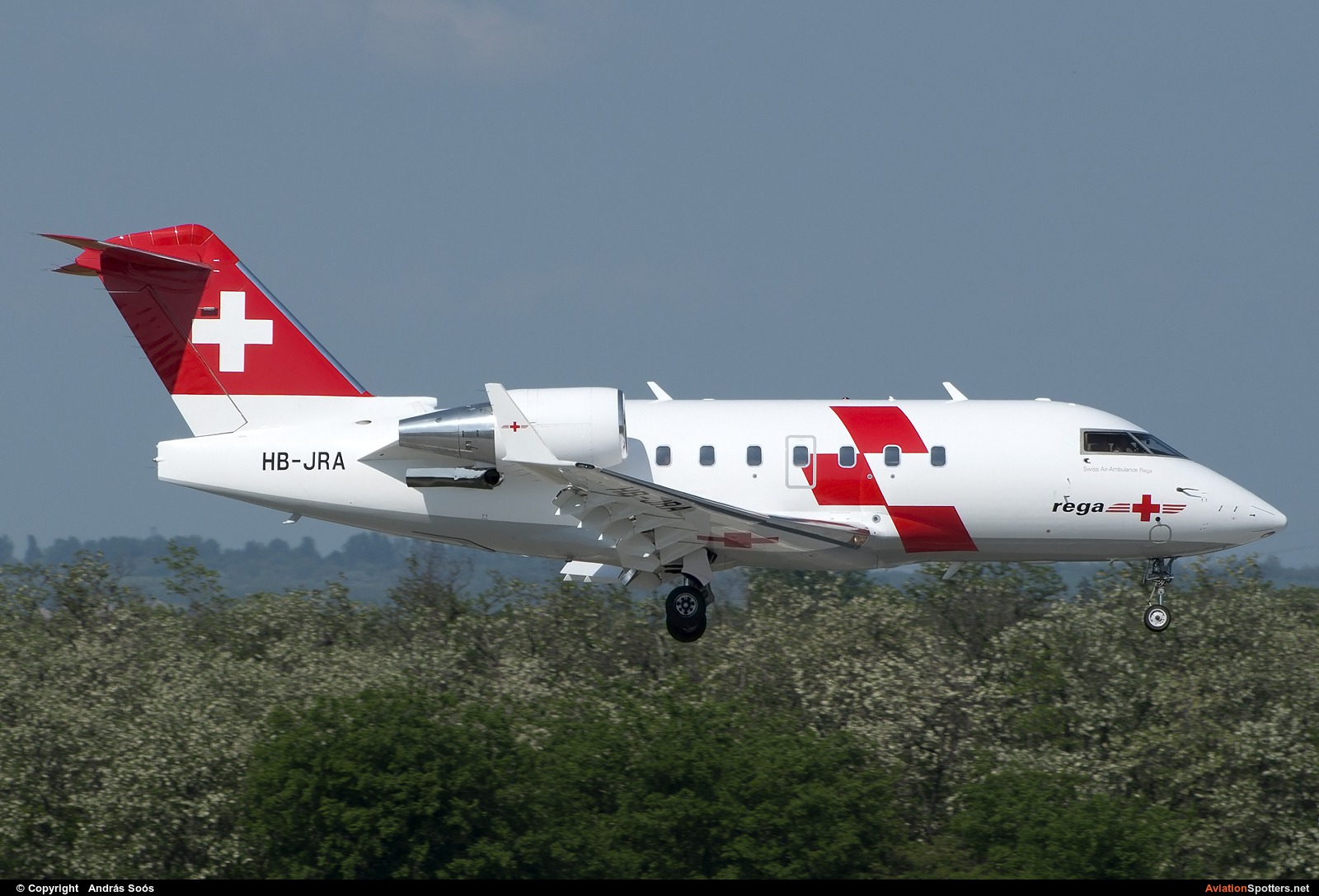 Swiss Air Ambulance  -  CL-600 Challenger 604  (HB-JRC) By András Soós (sas1965)