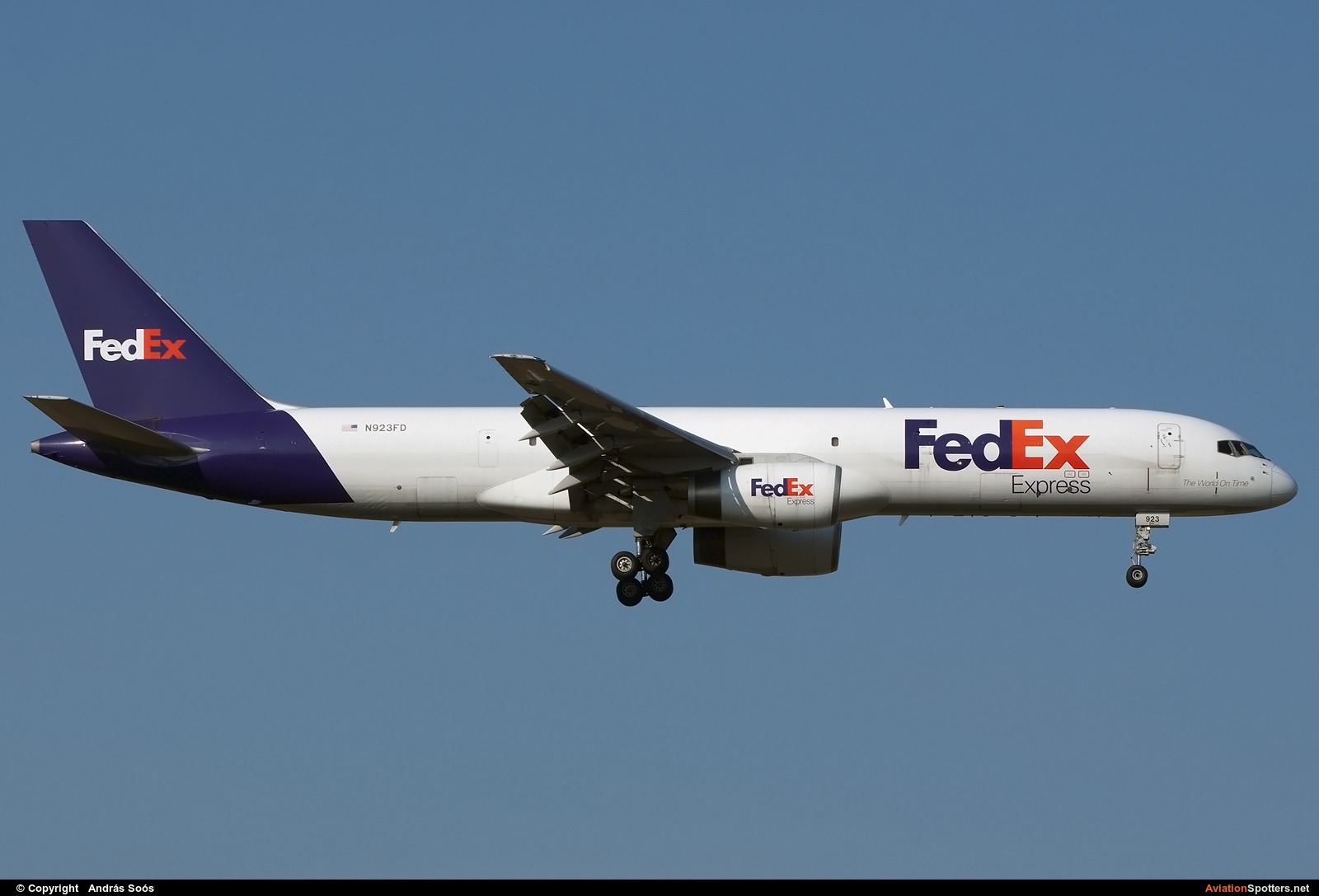 FedEx Federal Express  -  757-200F  (N923FD) By András Soós (sas1965)