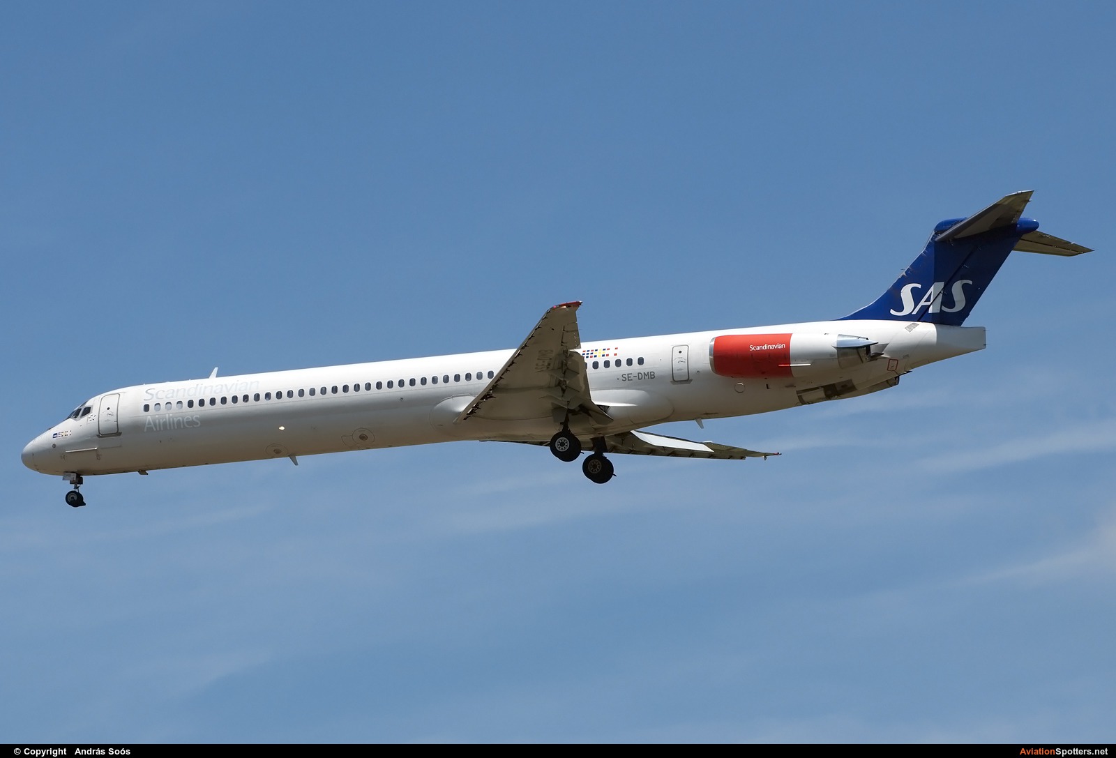 SAS - Scandinavian Airlines  -  MD-81  (SE-DMB) By András Soós (sas1965)