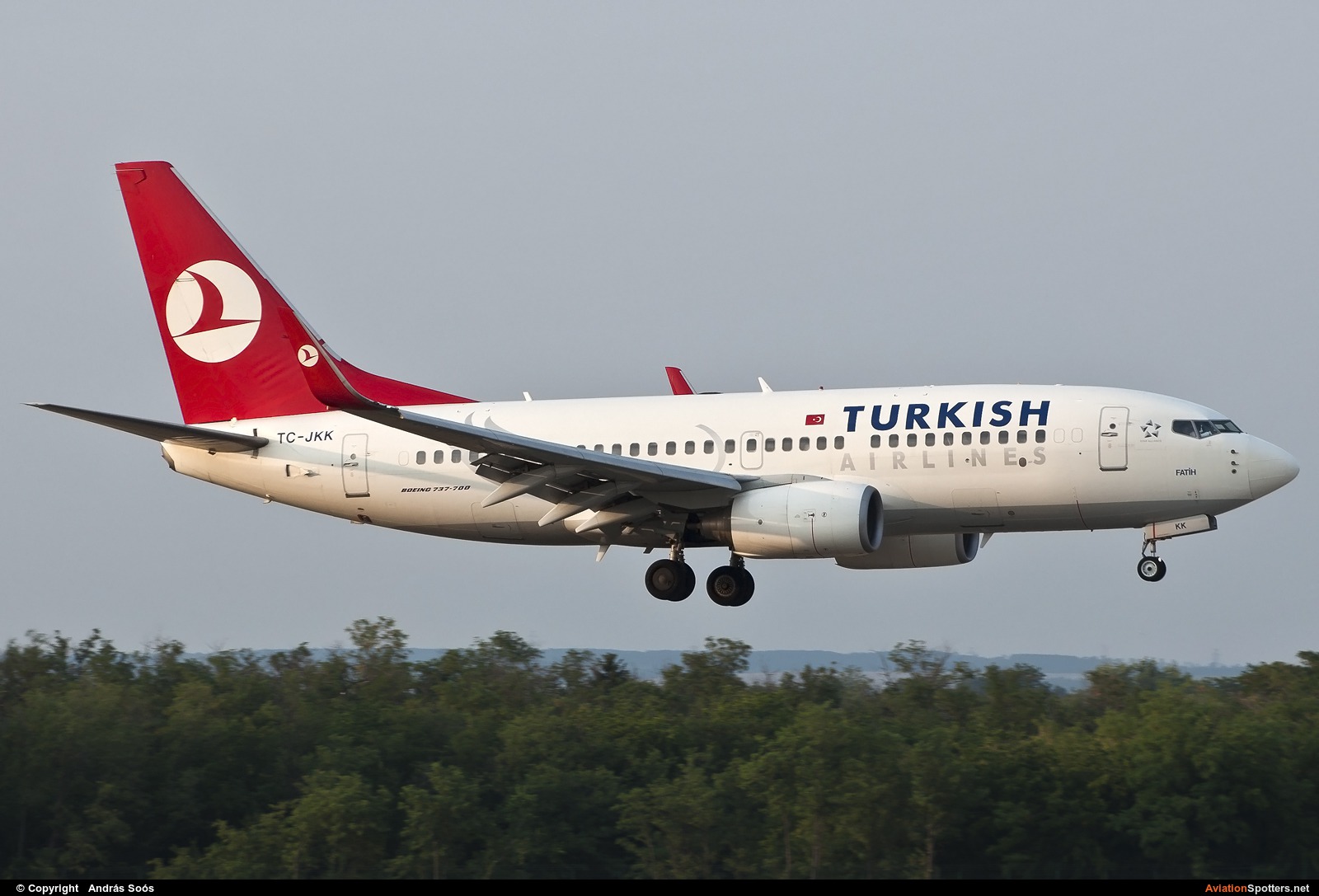 Turkish Airlines  -  737-700  (TC-JKK) By András Soós (sas1965)