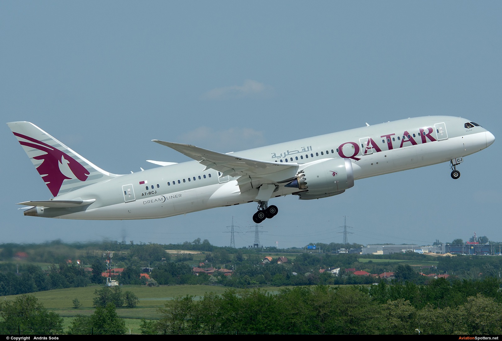 Qatar Airways  -  787-8 Dreamliner  (A7-BCJ) By András Soós (sas1965)
