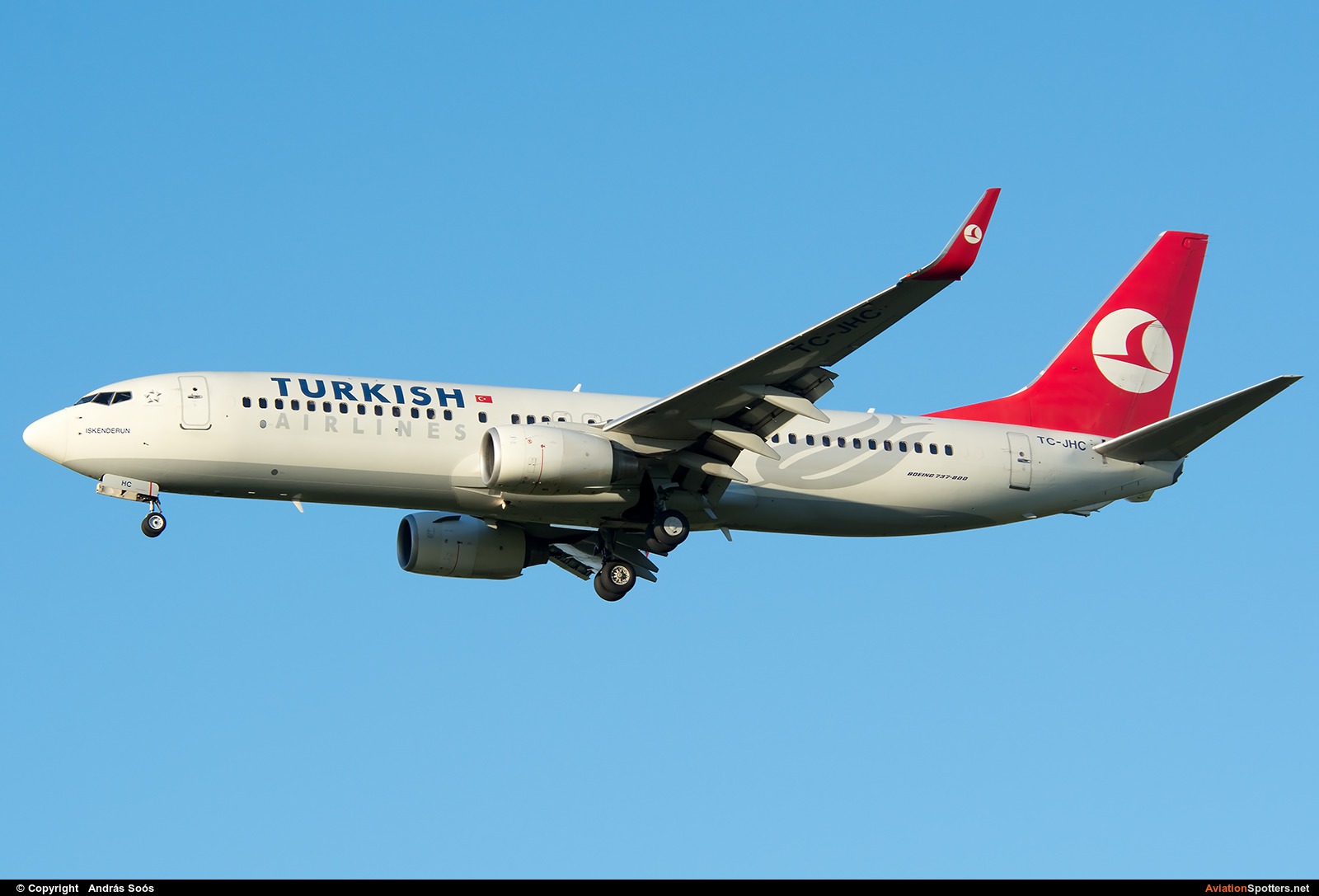Turkish Airlines  -  737-800  (TC-JHC) By András Soós (sas1965)