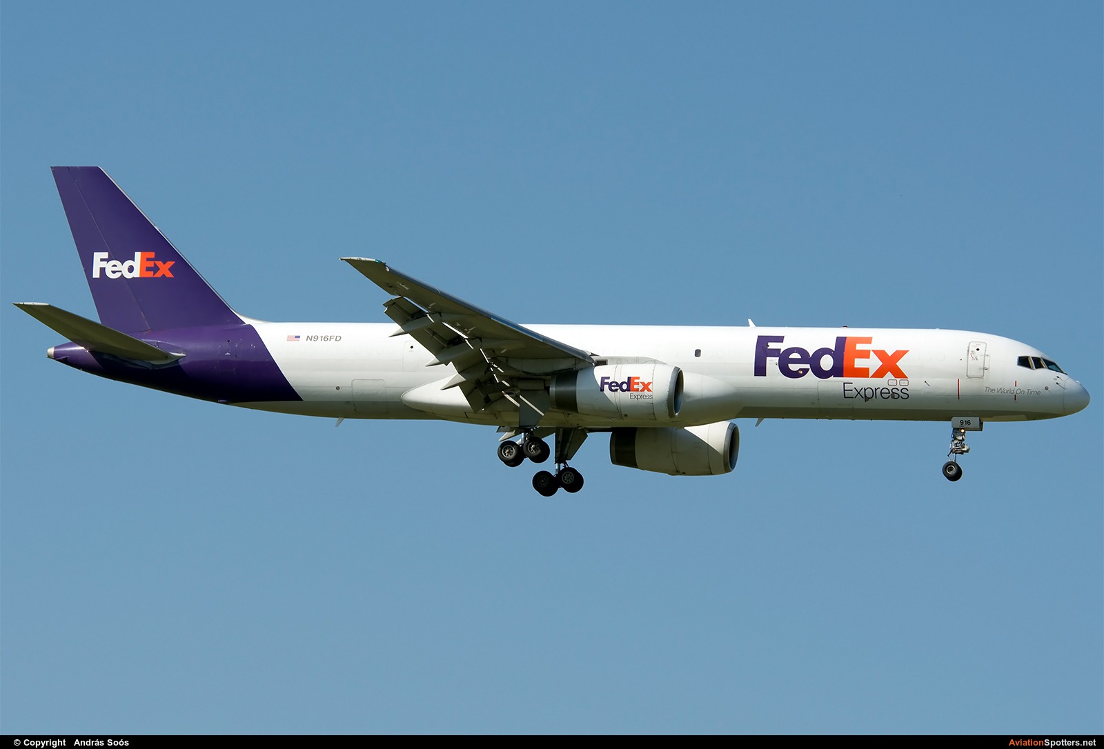 FedEx Federal Express  -  757-200F  (N916FD) By András Soós (sas1965)