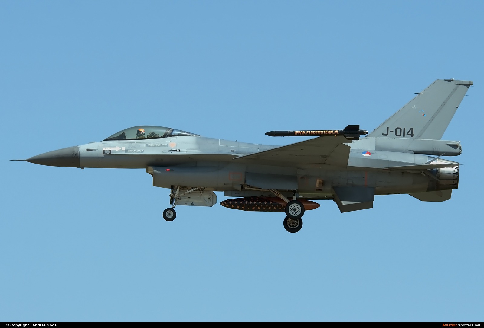 Netherlands - Air Force  -  F-16AM Fighting Falcon  (J-014) By András Soós (sas1965)