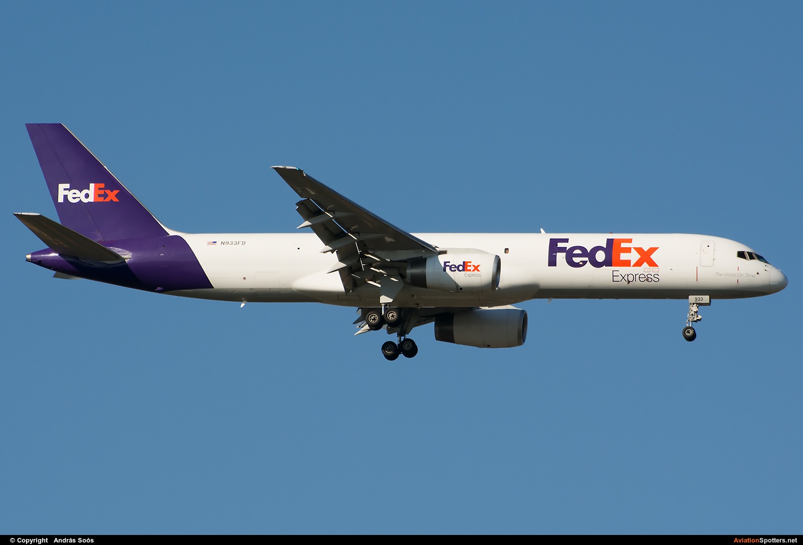 FedEx Federal Express  -  757-200F  (N933FD) By András Soós (sas1965)