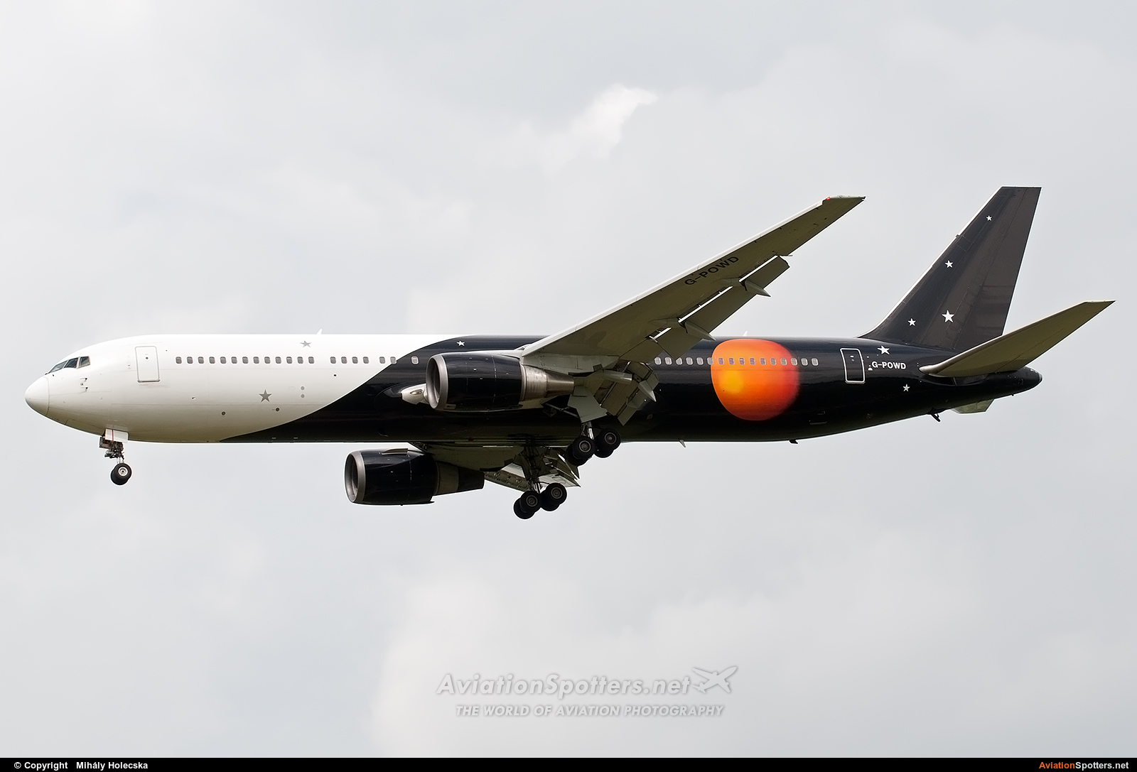 Titan Airways  -  767-300ER  (G-POWD) By Mihály Holecska (Misixx)