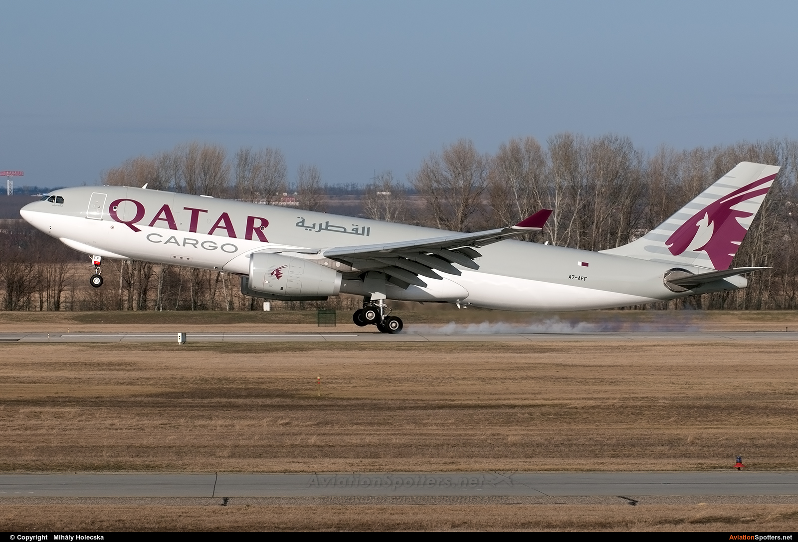 Qatar Airways Cargo  -  A330-200F  (A7-AFF) By Mihály Holecska (Misixx)