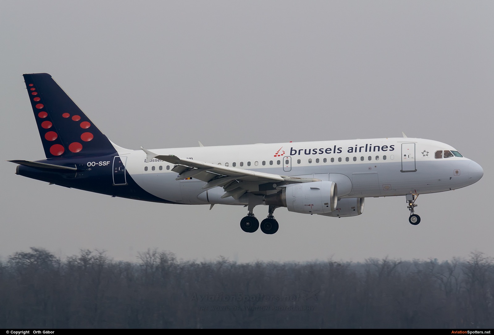 Brussels Airlines  -  A319-111  (OO-SSF) By Orth Gábor (Roodkop)