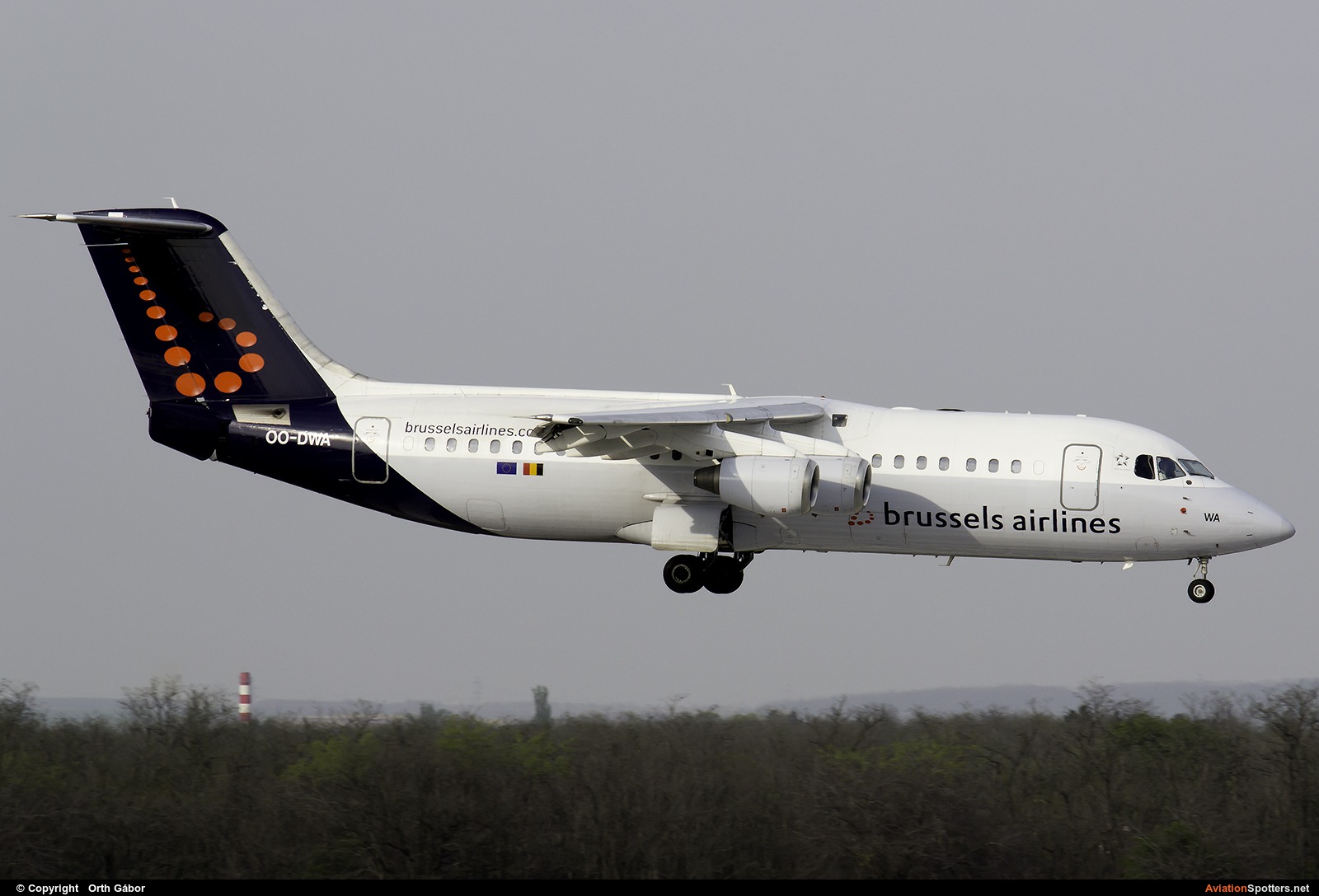 Brussels Airlines  -  BAe 146-300-Avro RJ100  (OO-DWA) By Orth Gábor (Roodkop)