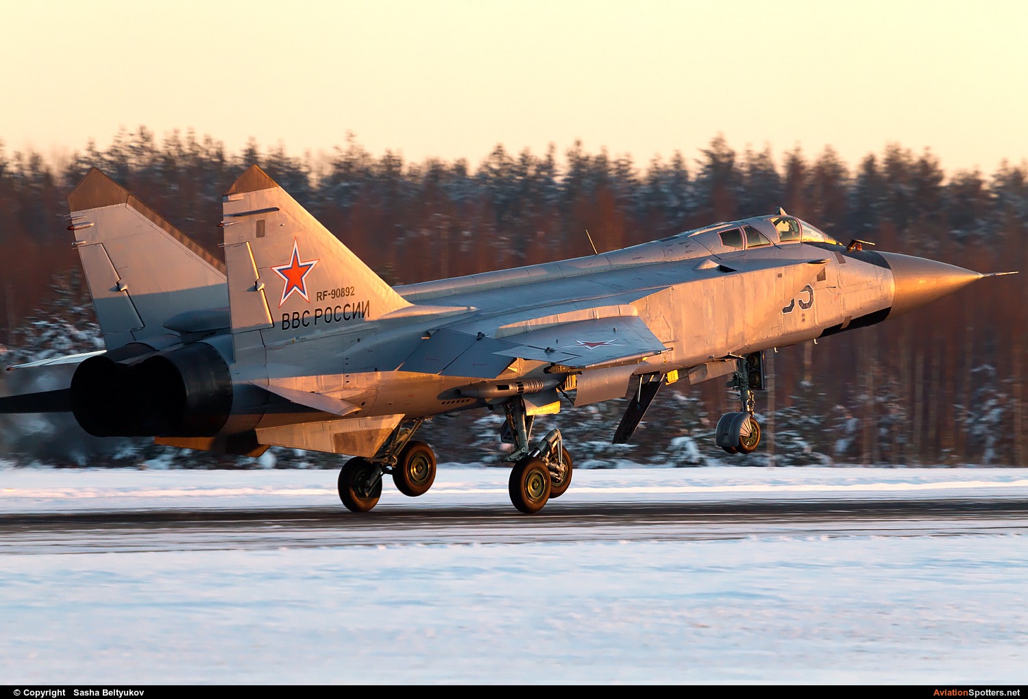Russia - Air Force  -  MiG-31  (RF-90892) By Sasha Beltyukov (Franziskaner)