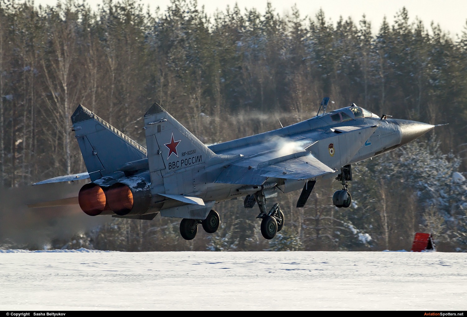 Russia - Air Force  -  MiG-31  (RF-92380) By Sasha Beltyukov (Franziskaner)