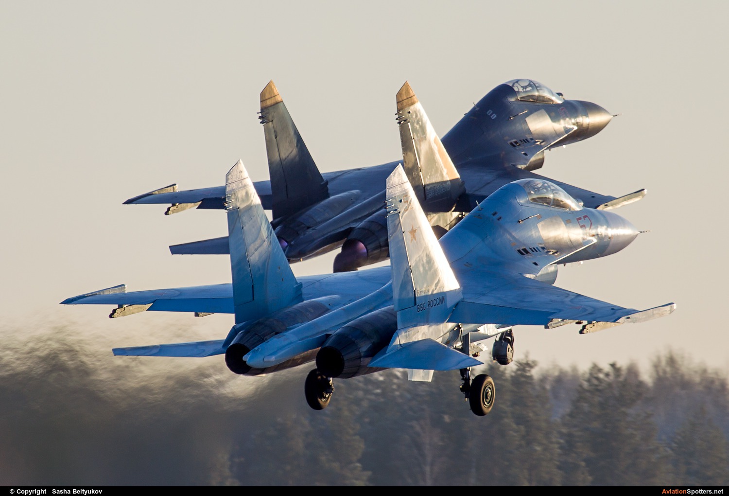 Russia - Air Force  -  Su-27UB  (RF-90754) By Sasha Beltyukov (Franziskaner)