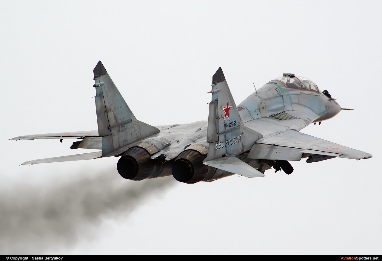 Russia - Air Force  -  MiG-29UB  (RF-92265) By Sasha Beltyukov (Franziskaner)