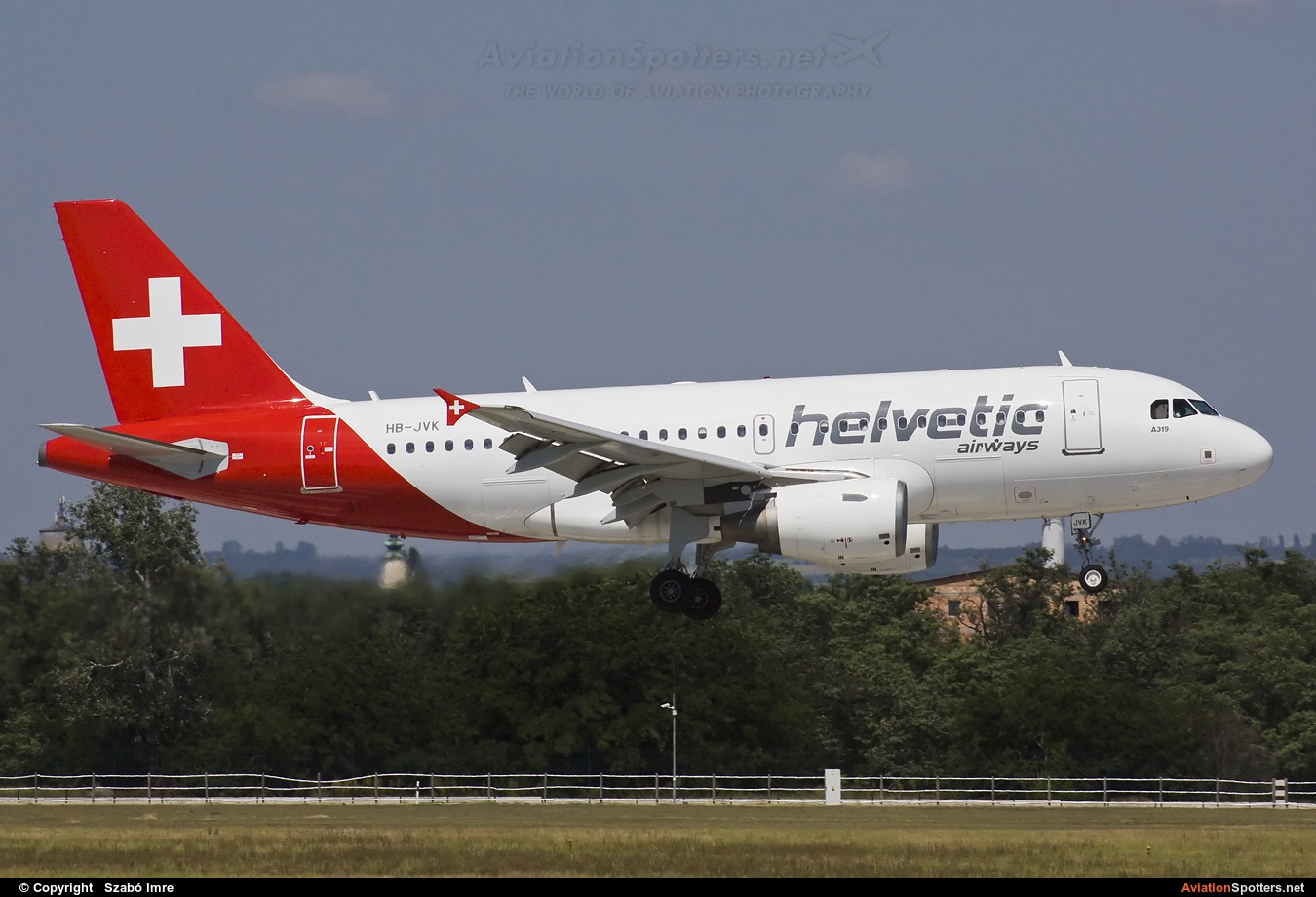 Helvetic Airways  -  A319  (HB-JVK) By Szabó Imre (SzImre71)