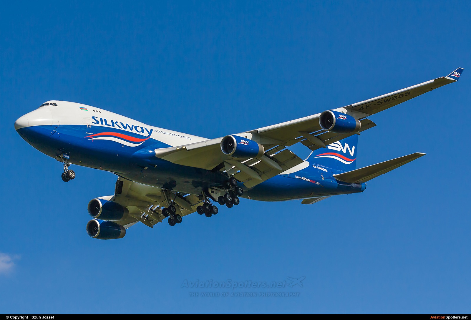 Silk Way Airlines  -  747-400F  (4K-SW888) By Szuh Jozsef (szuh jozsef)
