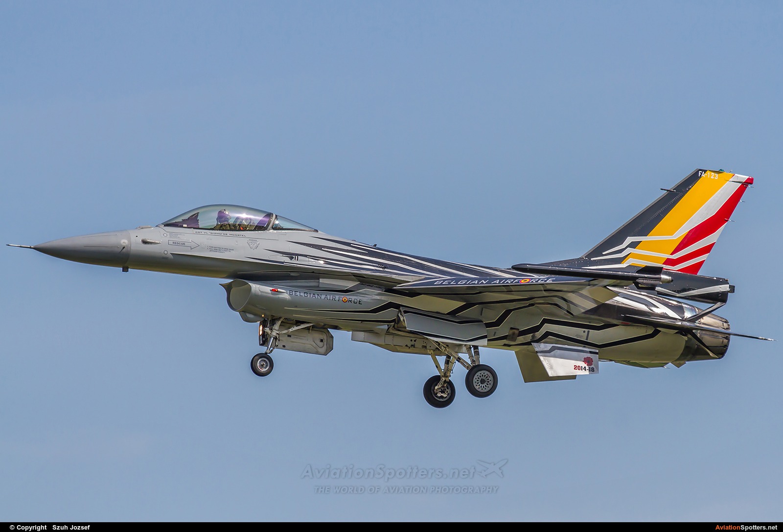 Belgium - Air Force  -  F-16AM Fighting Falcon  (FA-123) By Szuh Jozsef (szuh jozsef)