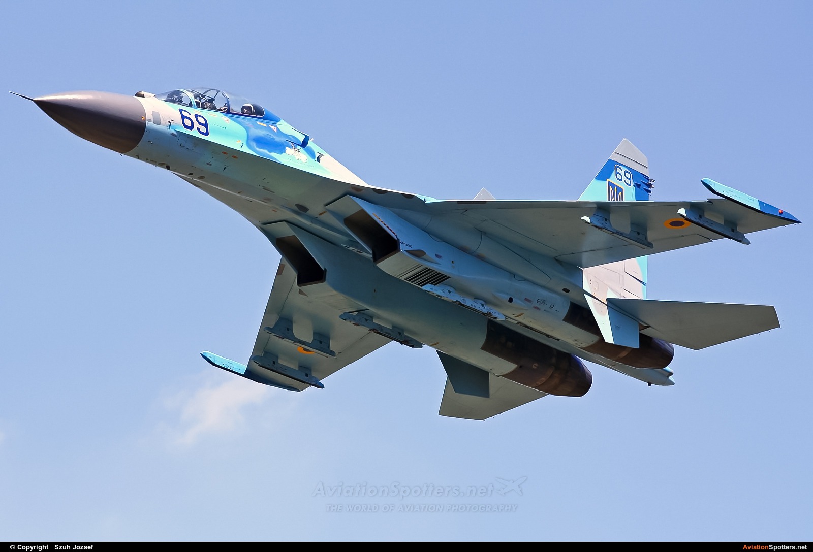 Ukraine - Air Force  -  Su-27UB  (69) By Szuh Jozsef (szuh jozsef)