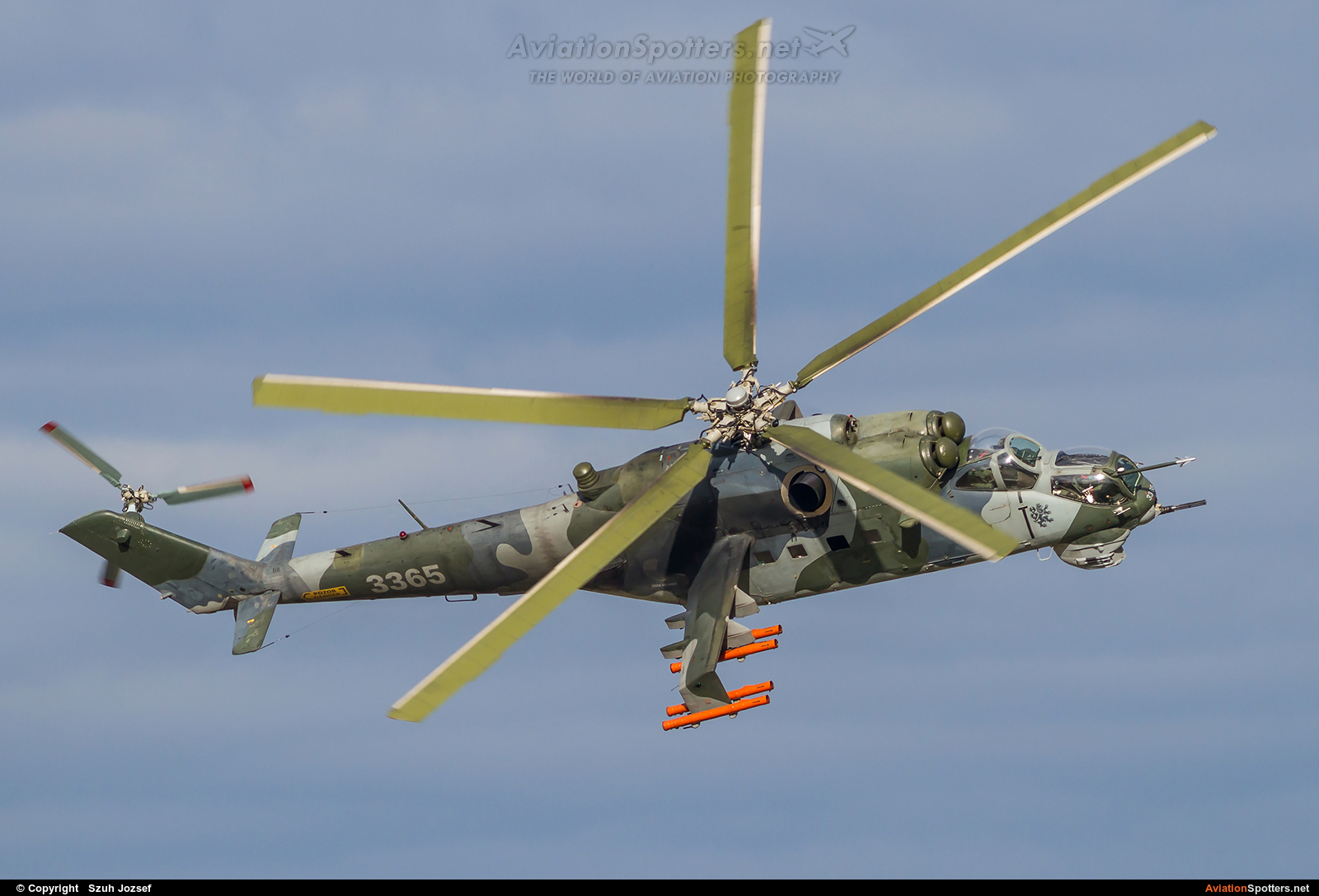 Czech - Air Force  -  Mi-24V  (3365) By Szuh Jozsef (szuh jozsef)
