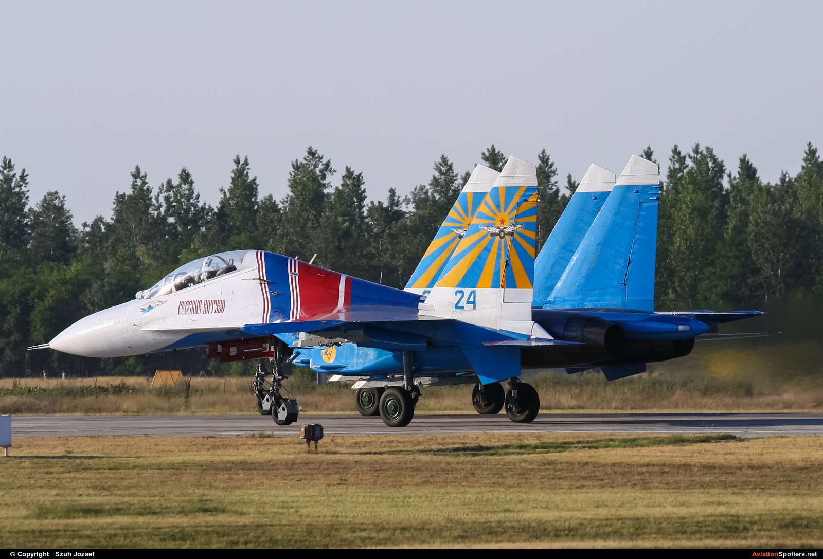 Russia - Air Force : Russian Knights  -  Su-27UB  (24) By Szuh Jozsef (szuh jozsef)