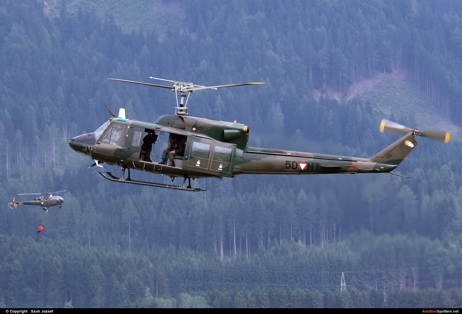 Austria - Air Force  -  Augusta-Bell 212  (5D-HT) By Szuh Jozsef (szuh jozsef)