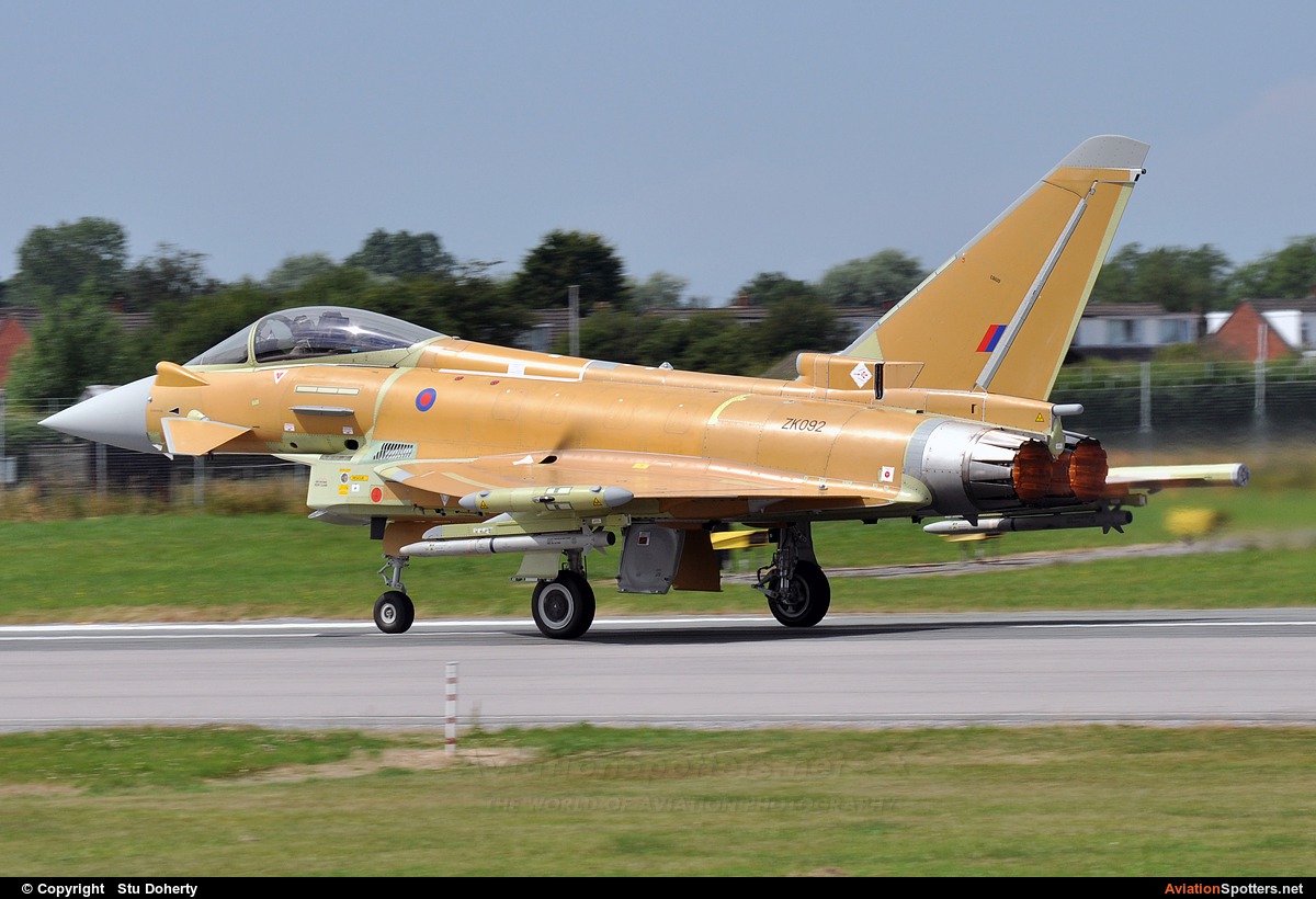 Bae Systems (Operations )  -  EF-2000 Typhoon T  (ZK092) By Stu Doherty (Lancashire Aviation)