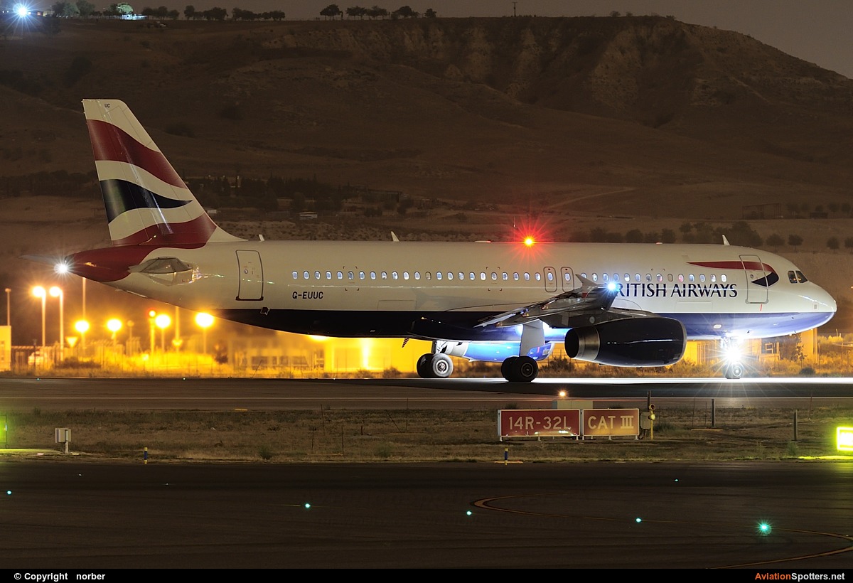 British Airways  -  A320-232  (G-EUUC) By norber (norber)