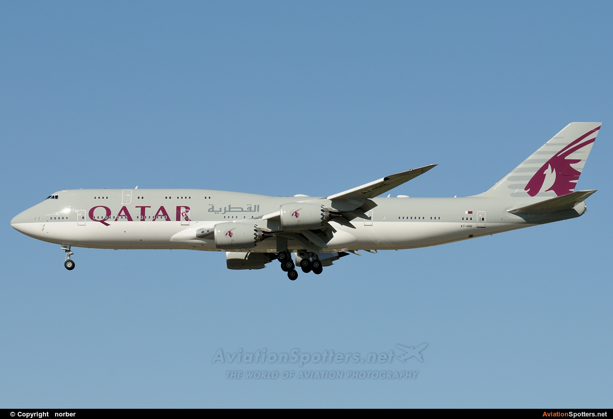 Qatar Amiri Flight  -  747-8  (A7-HHE) By norber (norber)