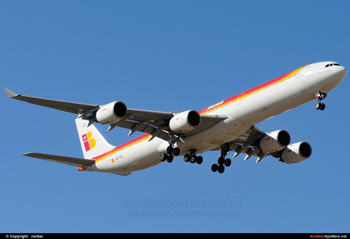 Iberia  -  A340-600  (EC-KZI) By norber (norber)