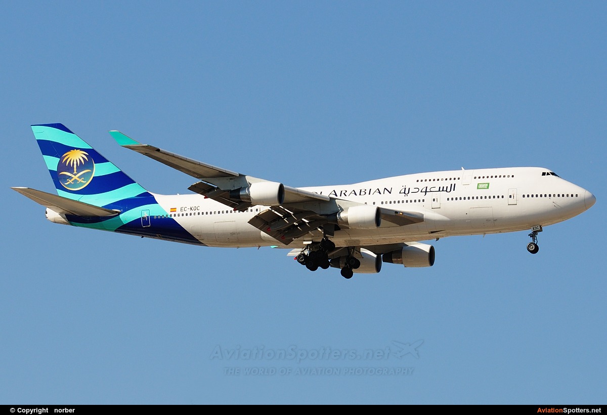 Saudi Arabian Airlines  -  747-412  (EC-KQC) By norber (norber)