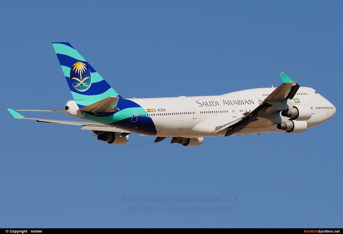 Saudi Arabian Airlines  -  747-412  (EC-KSM) By norber (norber)