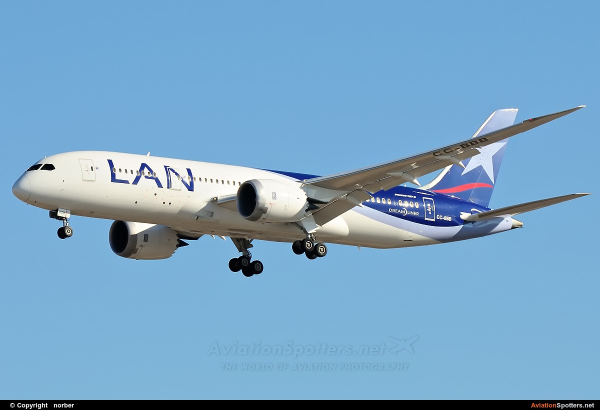 LAN Airlines  -  787-8 Dreamliner  (CC-BBB) By norber (norber)