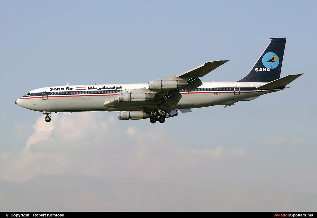 Saha Air  -  707-300  (EP-SHK) By Robert Komlosdi (Robert Komlosdi)