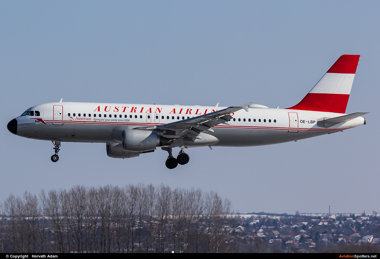 Austrian Airlines  -  A320-214  (OE-LBP) By Horvath Adam (odin7602)